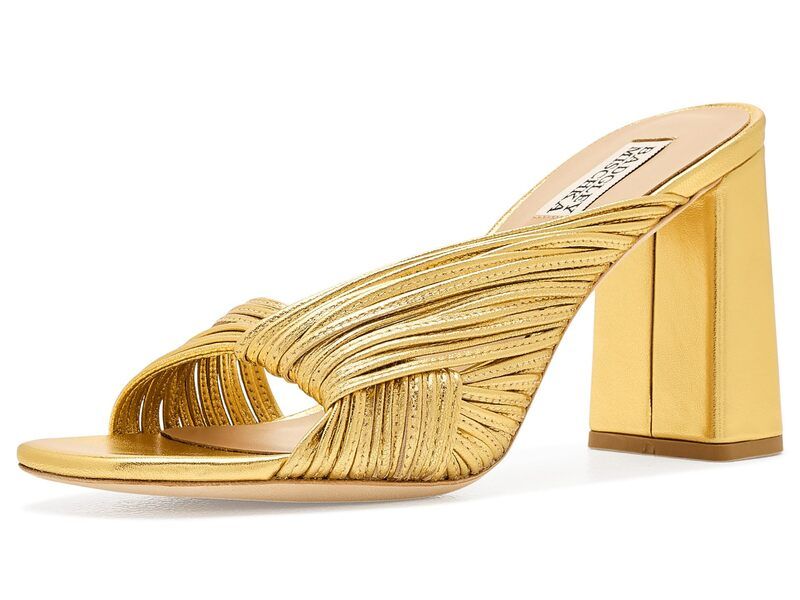 バッジェリーミシュカ レディース シューズ ブーツ・レインブーツ Badgley Mischka Winslow Gold Metallic ゴールド
