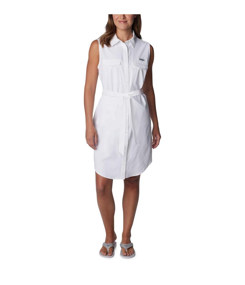 コロンビア レディース トップス ワンピース Columbia Sun Drifter Woven Dress II White ホワイト