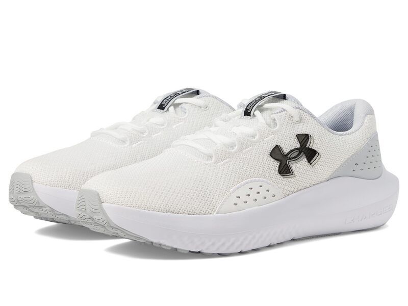アンダーアーマー メンズ シューズ スニーカー Under Armour Charged Surge WhiteHalo Gray ホワイト