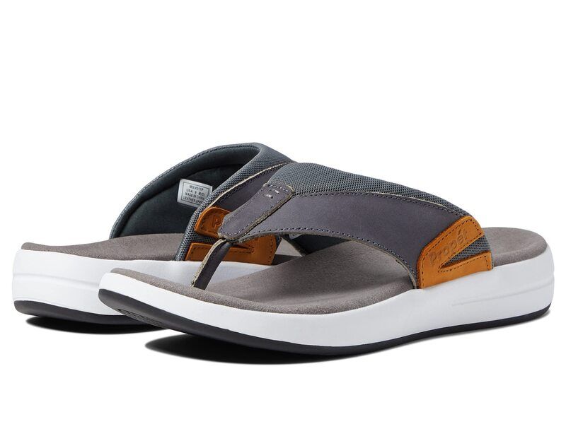 プロペット メンズ シューズ サンダル Propet Easton Grey グレー
