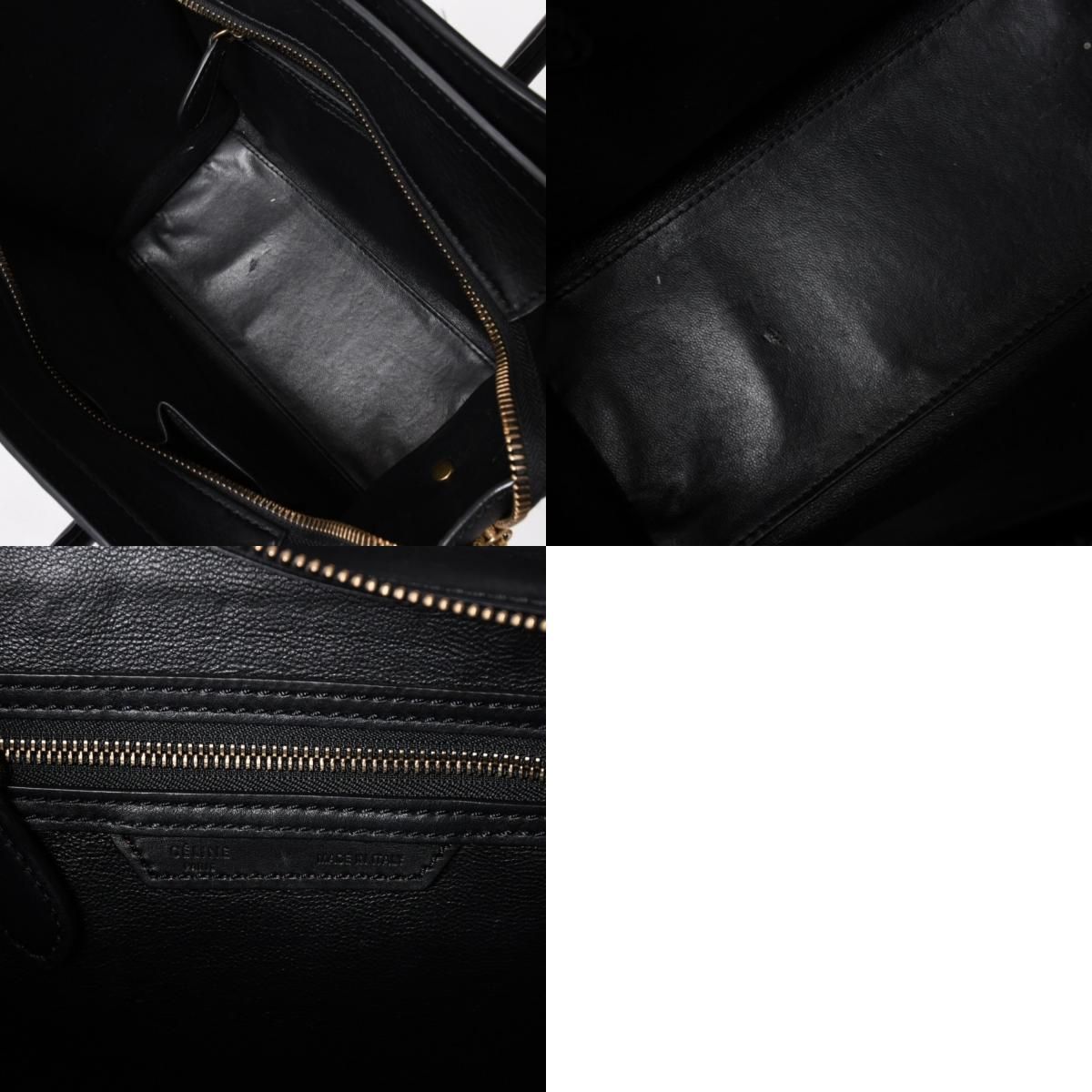 極美品 CELINE セリーヌ ラゲージマイクロショッパー ショルダーバッグ 