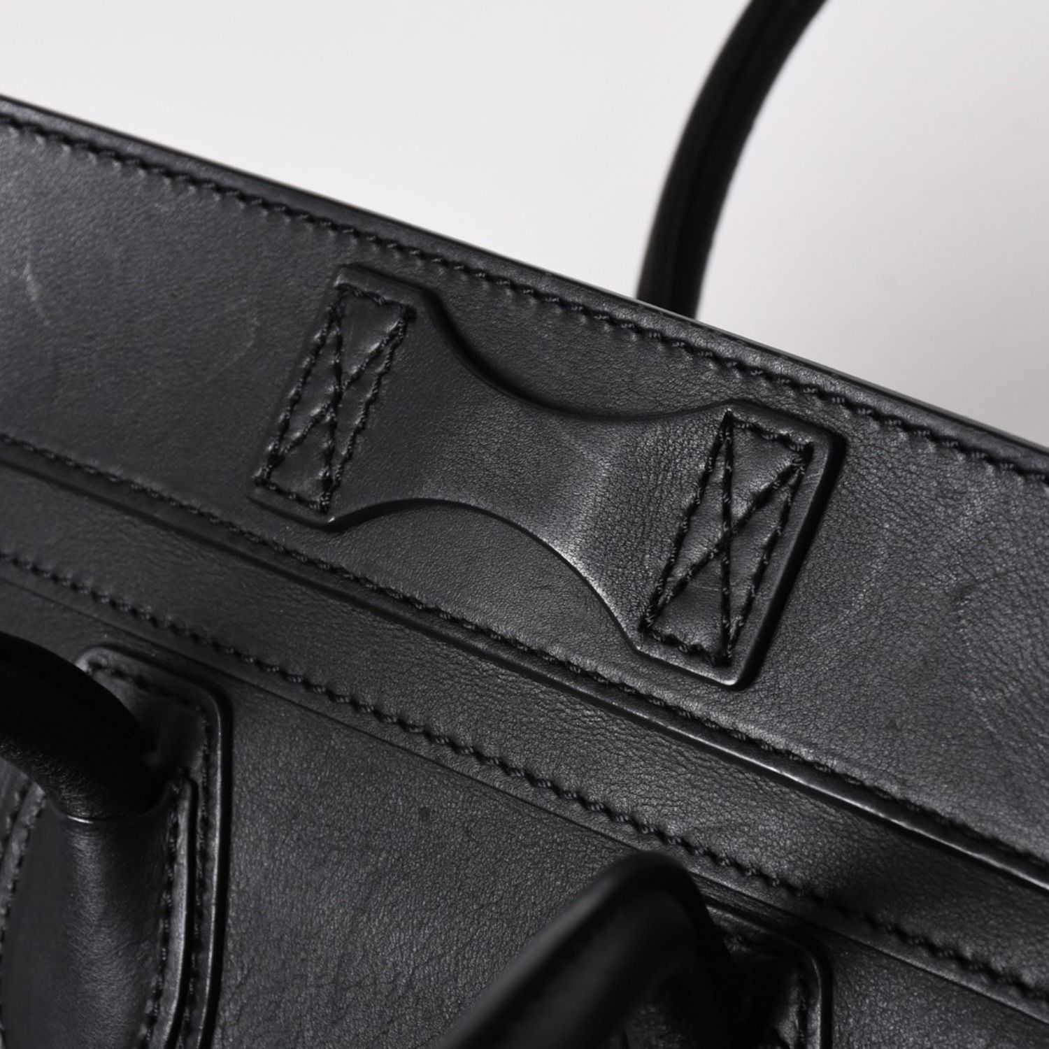 極美品 CELINE セリーヌ ラゲージマイクロショッパー ショルダーバッグ