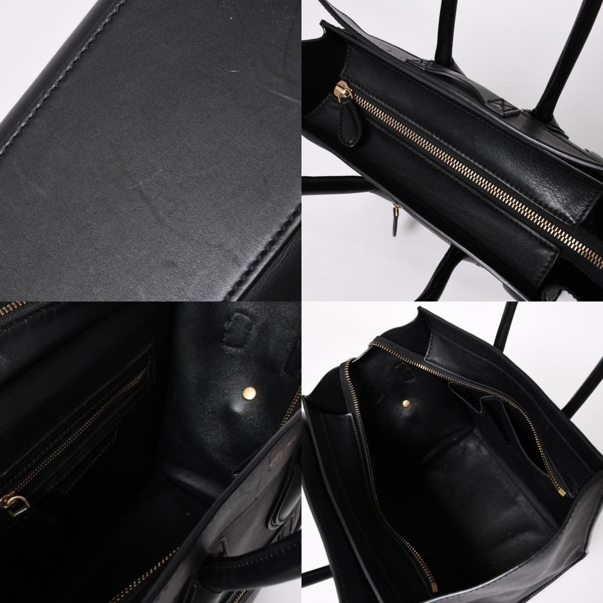 極美品 CELINE セリーヌ ラゲージマイクロショッパー ショルダーバッグ 