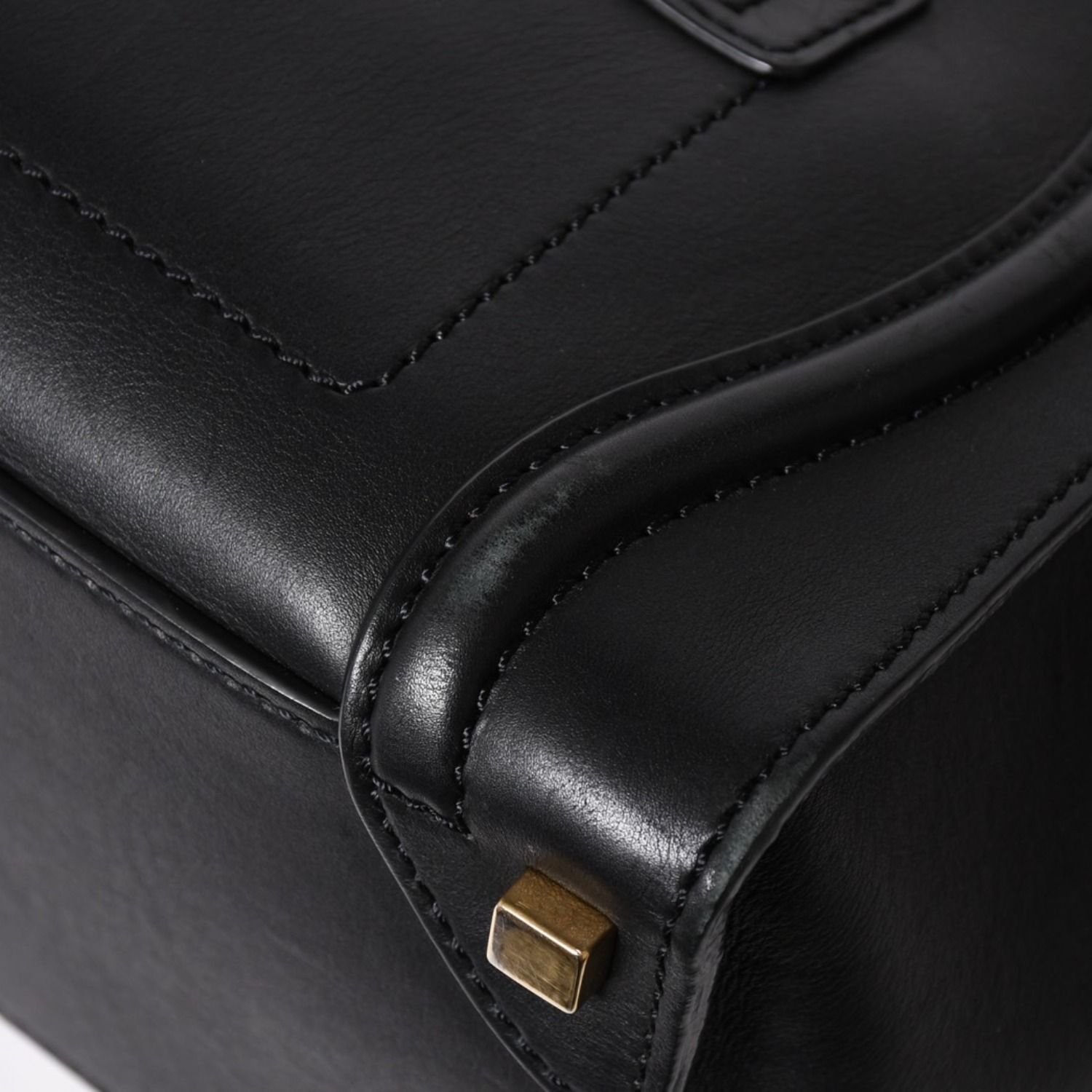 極美品 CELINE セリーヌ ラゲージマイクロショッパー ショルダーバッグ 