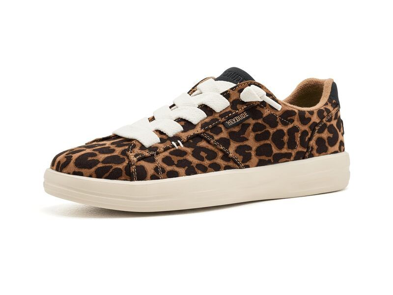 ヘイデュード レディース シューズ スニーカー Hey Dude Karina Duo Classic Leopard アニマル