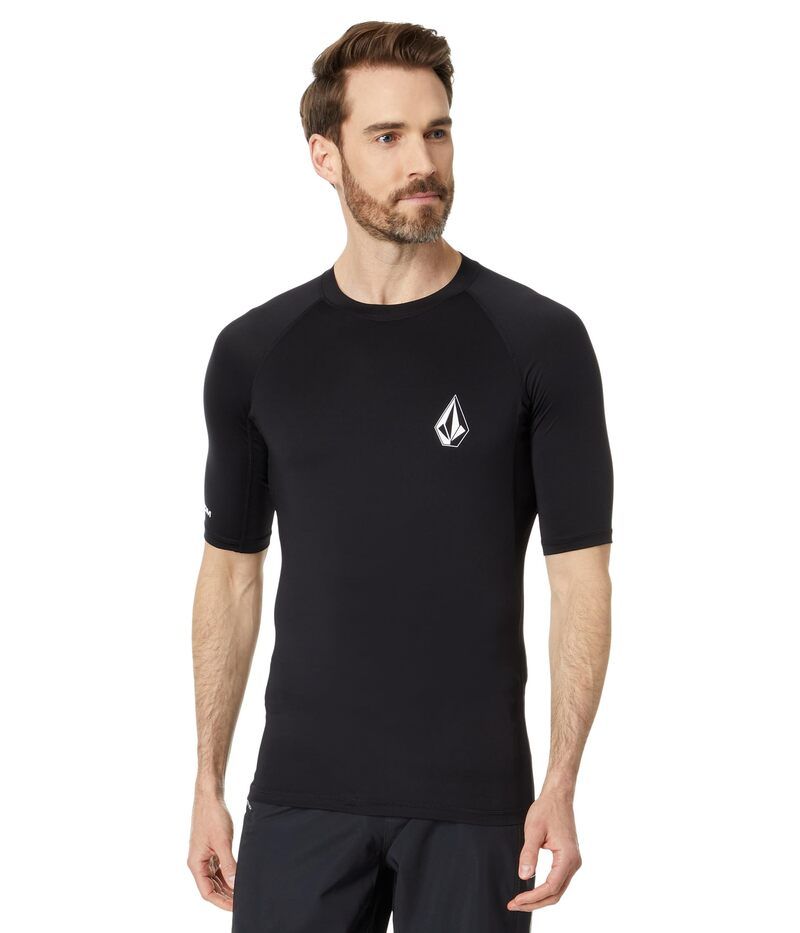 ボルコム メンズ トップス シャツ Volcom Lido Short Sleeve Black ブラック