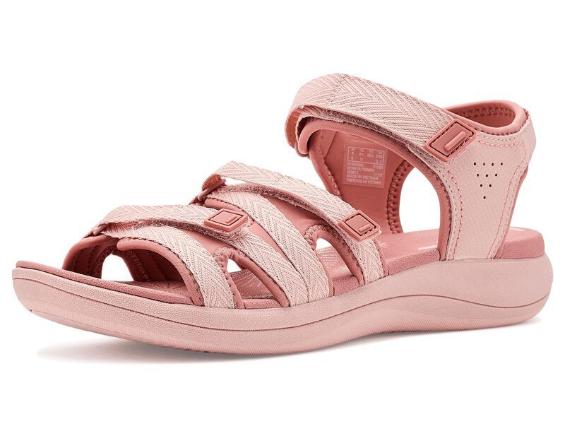 クラークス レディース シューズ サンダル Clarks Mira Madi Dusty Pink Text ピンク