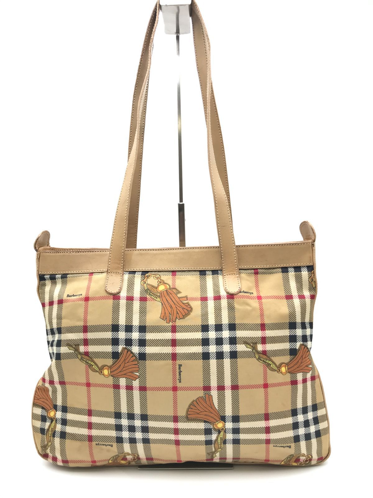 BURBERRY トートバッグ ショルダー(肩掛け) ノバチェック バーバリー 