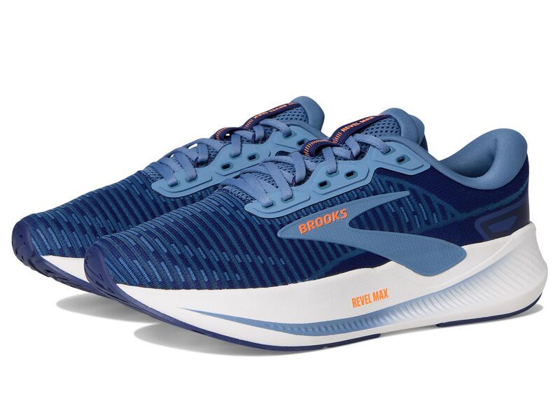 ブルックス メンズ シューズ スニーカー Brooks Revel Max Beacon BlueMoo ブルー