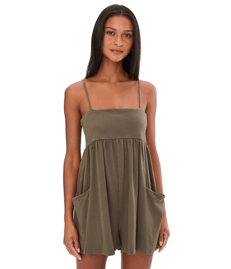 フリーピープル レディース トップス ジャンプスーツ ロンパース FP Movement Hot Shot Strappy Romper Pewter ピューター