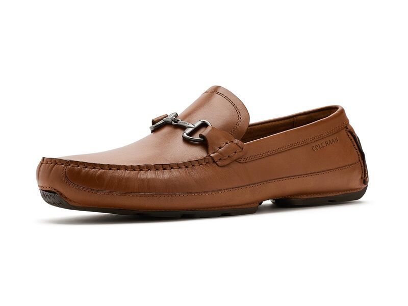 コールハーン メンズ シューズ スリッポン・ローファー Cole Haan Hutchison Grand Bit British Tan Lea タン