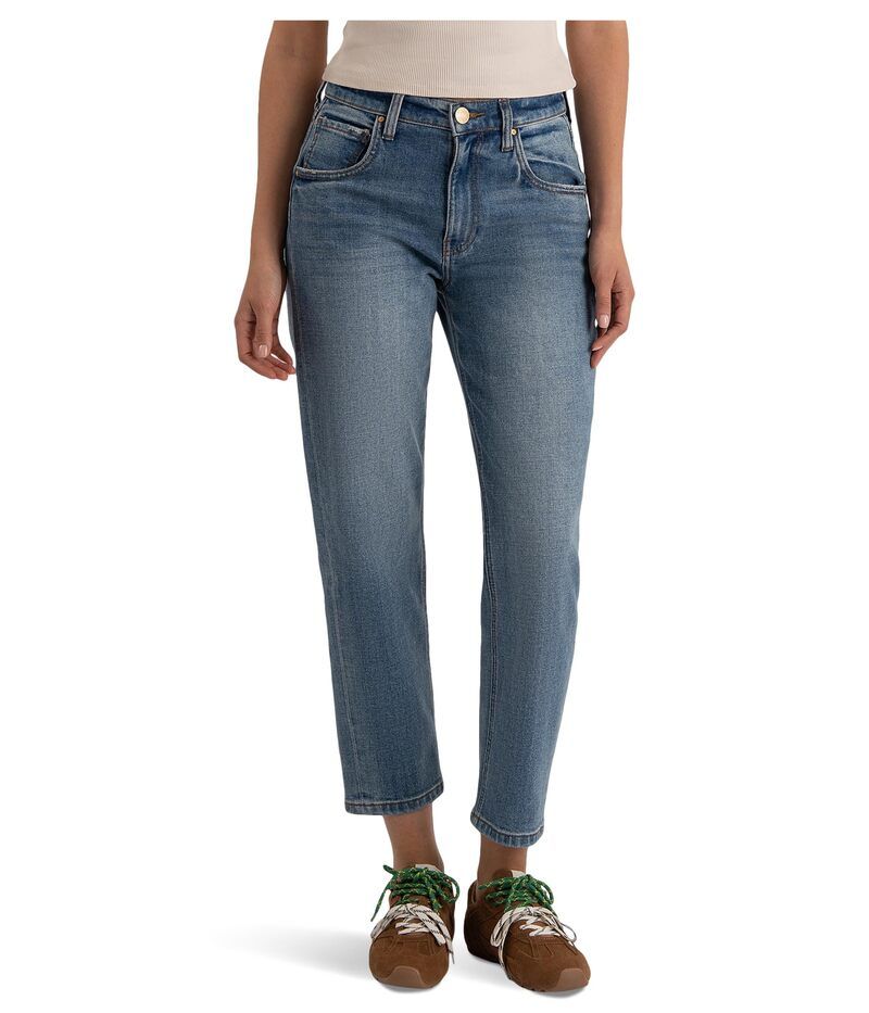 カットフロムザクロス レディース ボトムス デニムパンツ ストレート アンクル KUT from the Kloth Kit Highrise Baggy Ankle Straight Leg Ahead