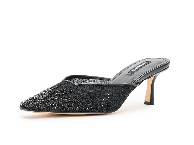 ナインウェスト レディース シューズ ヒール Nine West Camenlap Black Mesh ブラック