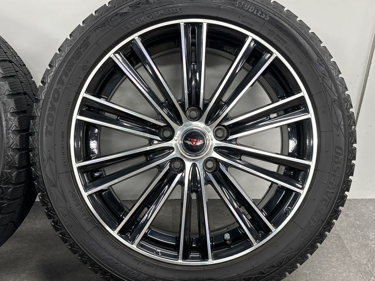 バリ溝 美品】TEAD 17in 7J +47 PCD114.3 トーヨー オブザーブ GIZ2