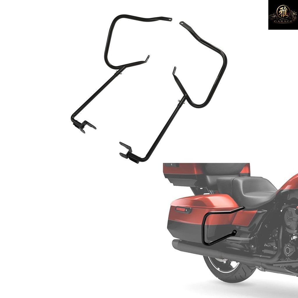 サドルバッグブラケットガードバー ハーレー CVO ロード ストリート グライド 2023-2025 FLTRX FLHX FLTRXSTSE 2024-2025 FLHXU 2025