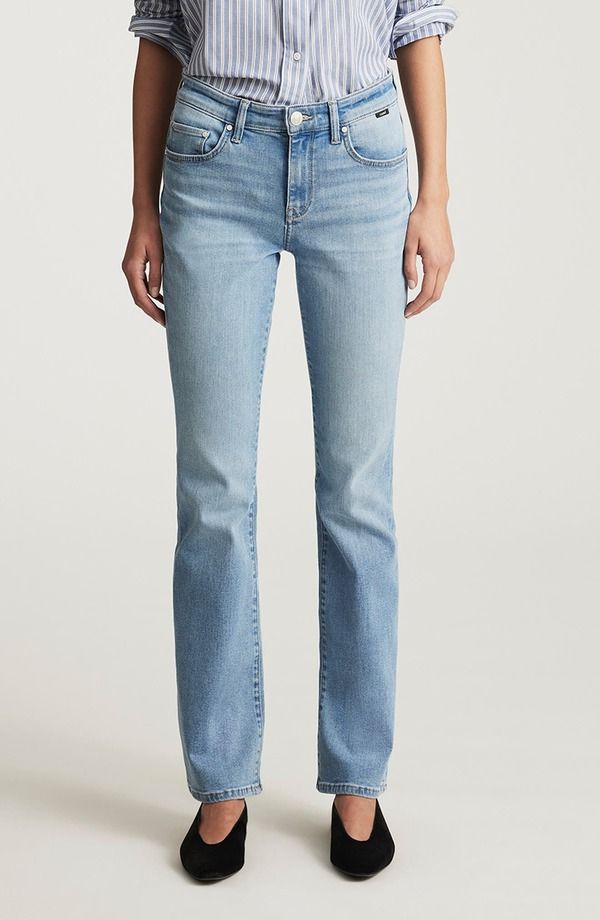 マーヴィ ジーンズ レディース シューズ ブーツ・レインブーツカット Mavi Jeans Molly Mid Rise Bootcut Jeans Bleached Tribeca