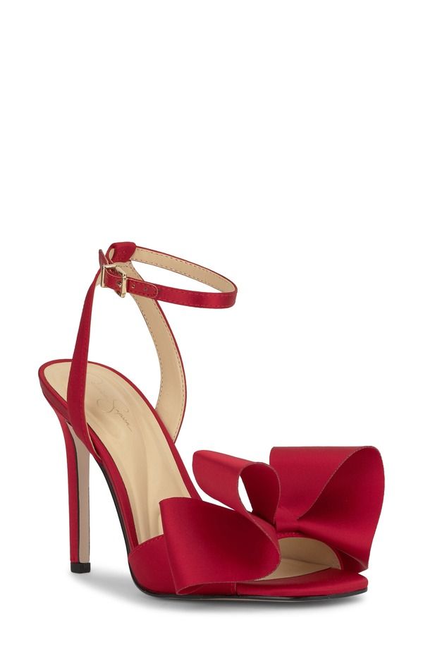 ジェシカシンプソン レディース シューズ サンダル アンクル Jessica Simpson Olivine Ankle Strap Sandal Red Muse レッド