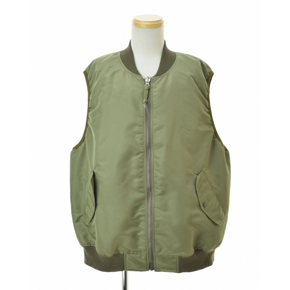 【TheDUFFERofSt.GEORGE】DUFFER JAPAN 237061 B09Z 日本製 MA-1 リバーシブルベスト