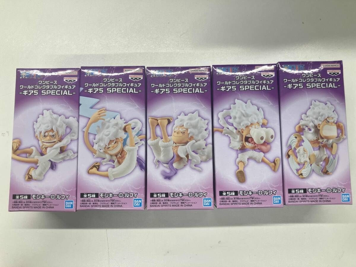 全5種セット]バンプレスト ワンピース ワールドコレクタブルフィギュア