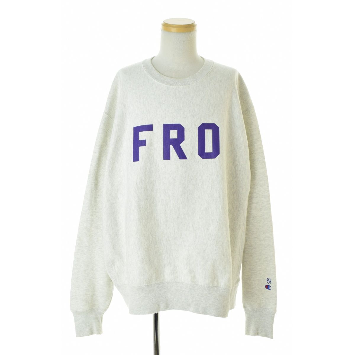 メンズ 【FROCLUB】CHAMPIONボディ ロゴプリント長袖スウェット