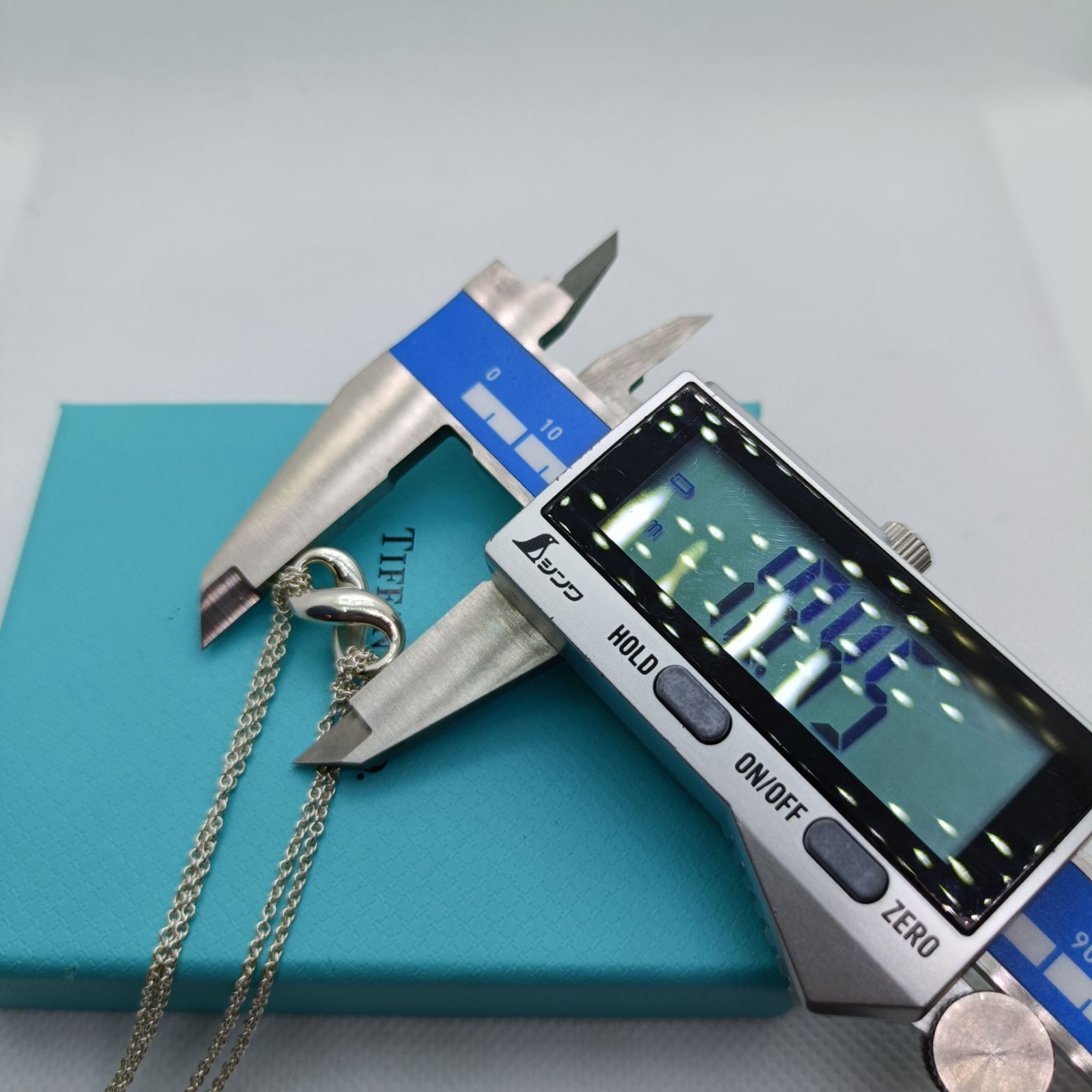 極美品✨️ ティファニー ネックレス インフィニティ ダブルチェーン 