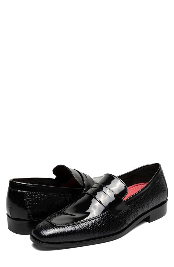 ステイシーアダムス メンズ シューズ ローファー Stacy Adams Ravito Penny Loafer Black ブラック