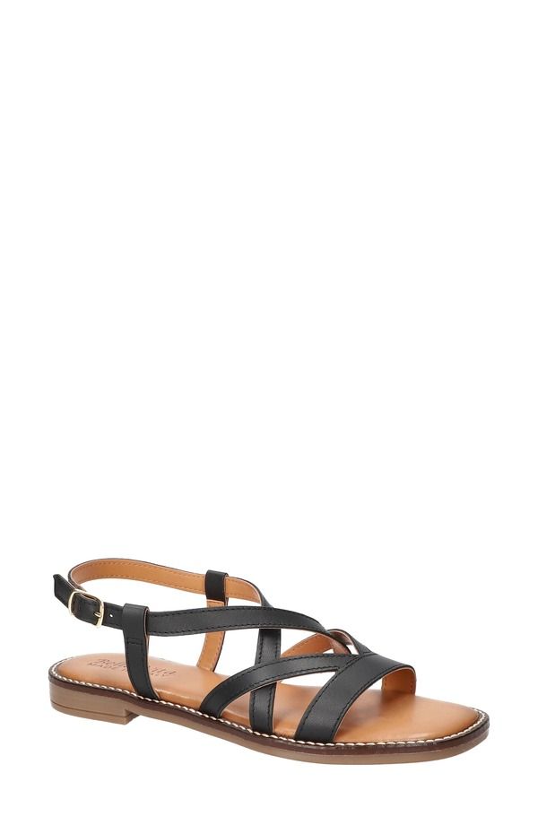 ベラヴィータ レディース シューズ サンダル Bella Vita Tya Strappy Sandal Black Italian Leather ブラック