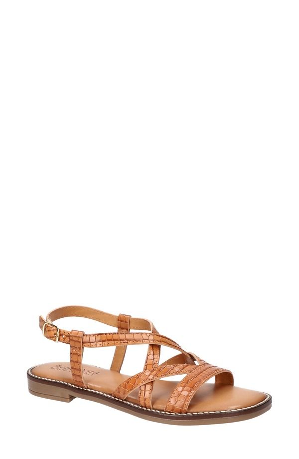 ベラヴィータ レディース シューズ サンダル Bella Vita Tya Strappy Sandal Natural Croco Italian Leather