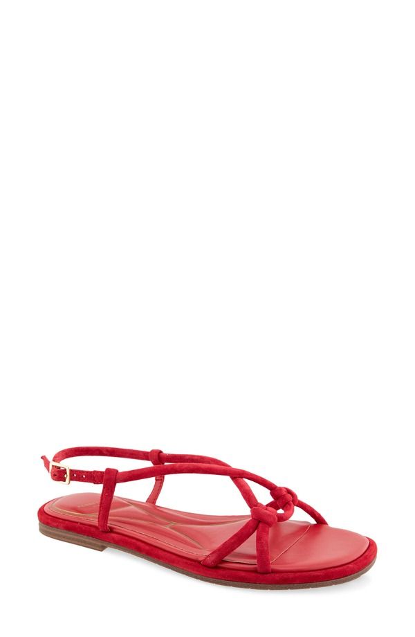 ケネスコール レディース シューズ サンダル Kenneth Cole Paria Flat Slingback Sandal Salsa Suede