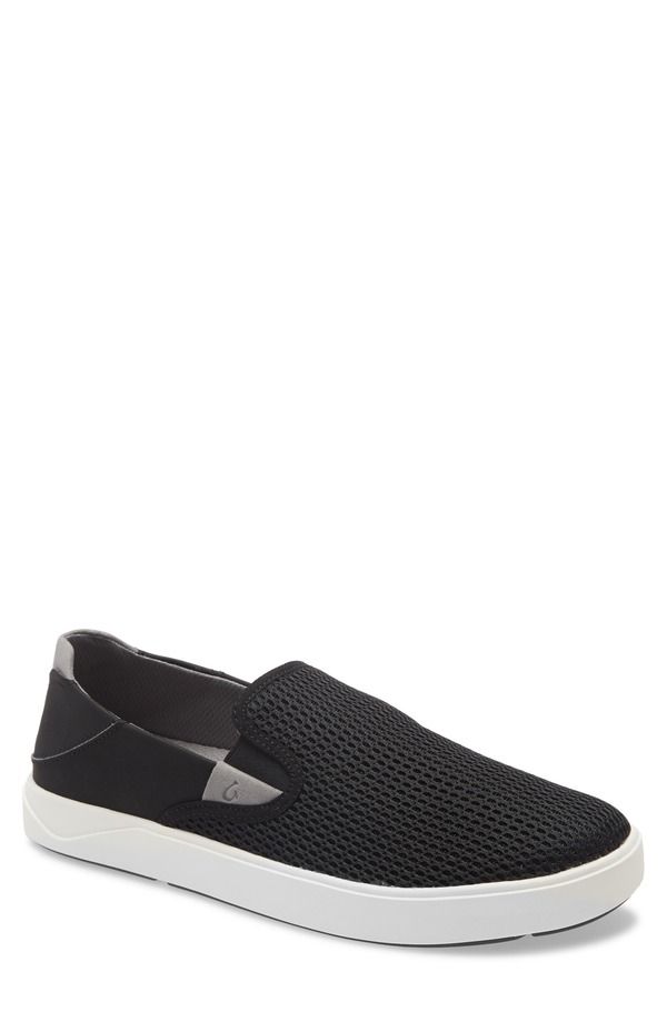 オルカイ メンズ シューズ スニーカー OluKai Laeahi SlipOn Sneaker Black Black ブラック