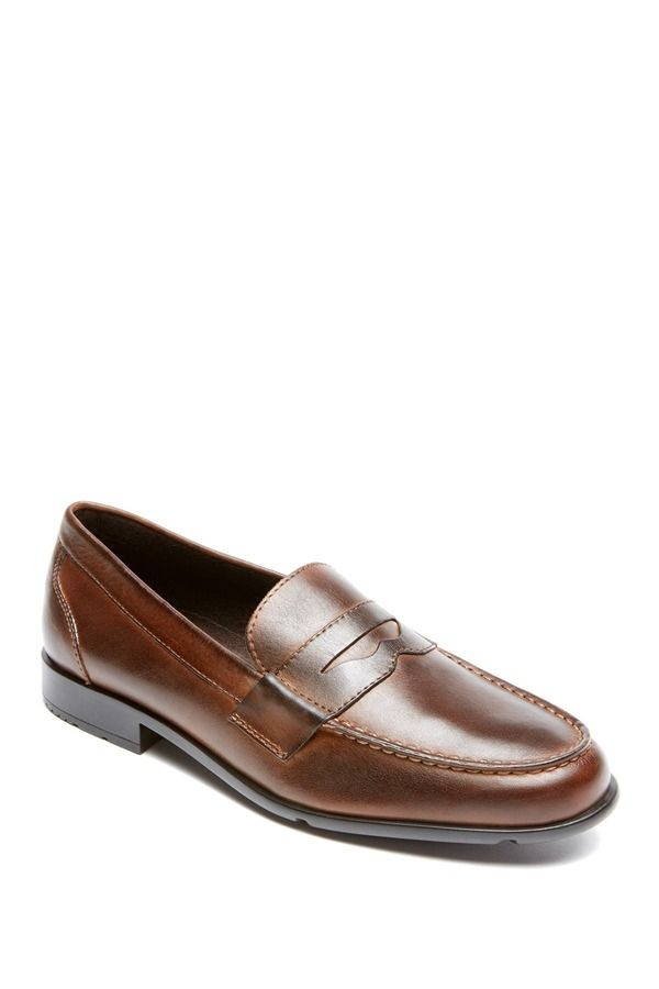 ロックポート メンズ シューズ ローファー Rockport Classic Penny Loafer Wide Width Available Dark Brown ブラウン