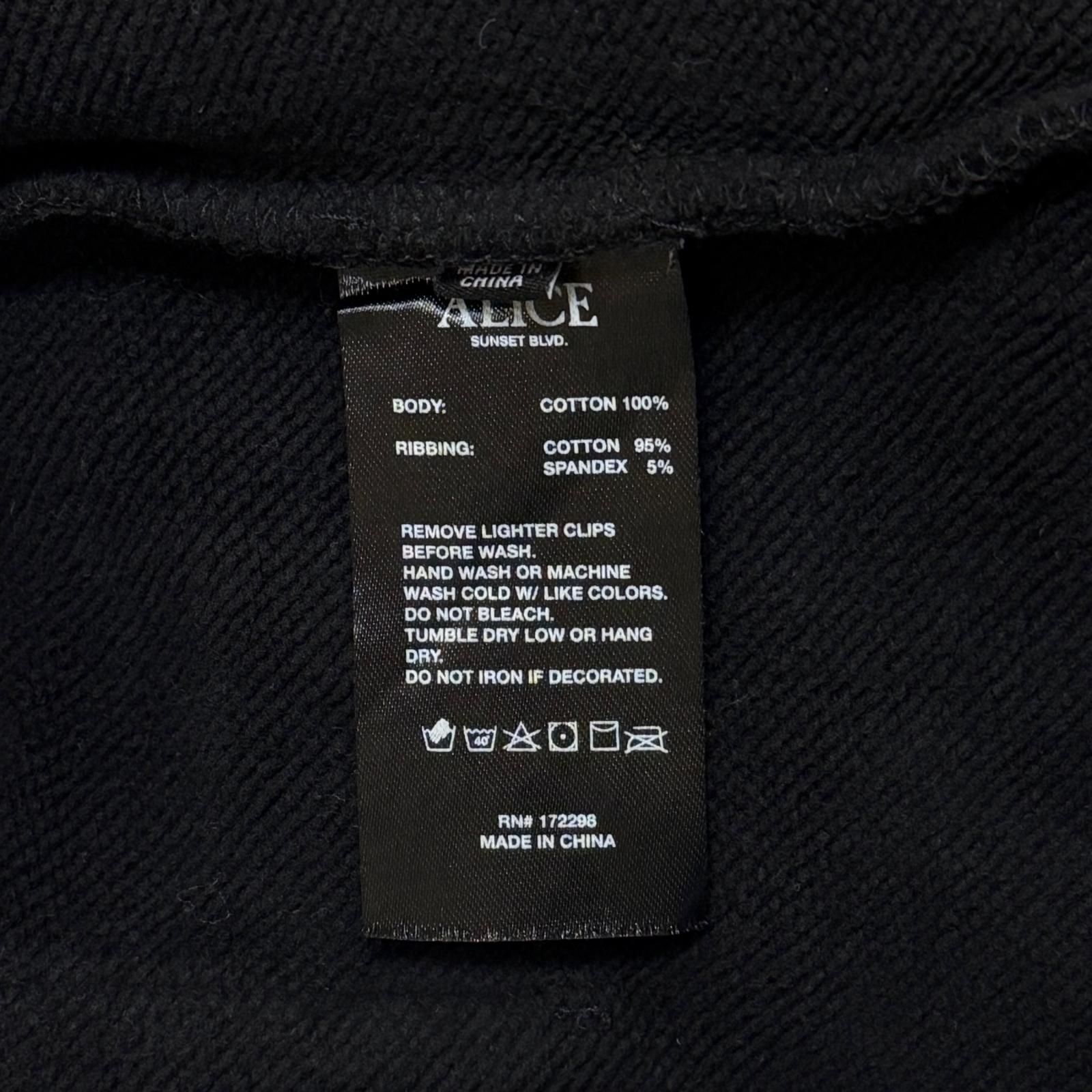 参考上代41800円 ALICE HOLLYWOOD × NUBIAN 26SS MOTO COUTURE HOODIE