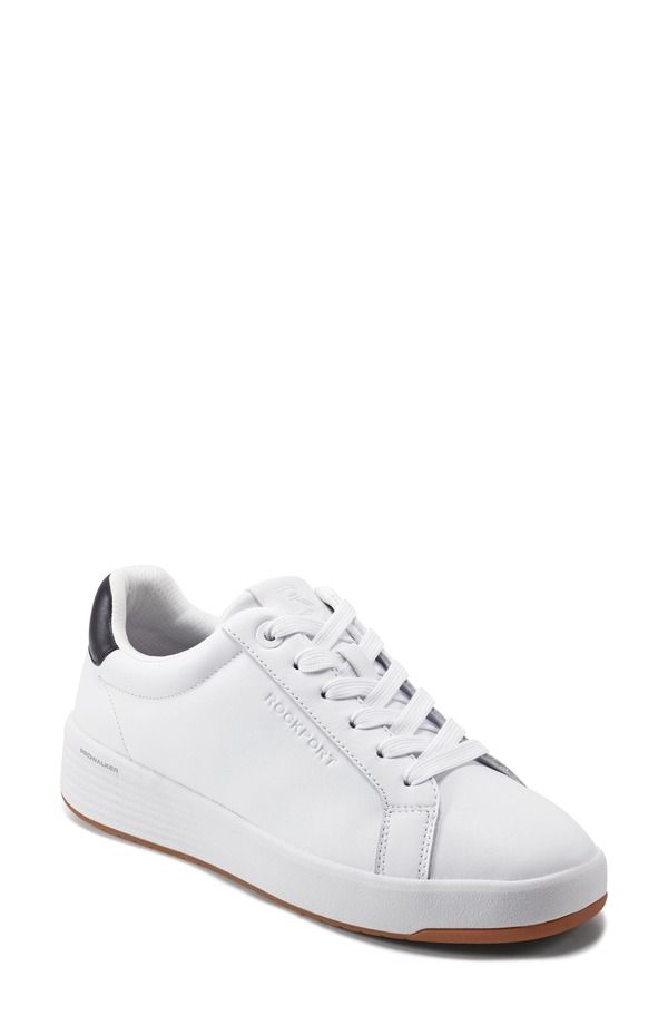 ロックポート レディース シューズ スニーカー レザー Rockport Elara Leather Sneaker White ホワイト