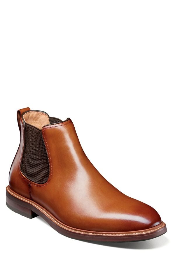 フローシャイム メンズ シューズ ブーツ・レインブーツ チェルシーブーツ チェルシー Florsheim Anthem Plain Toe Chelsea Boot Saddle Tan タン
