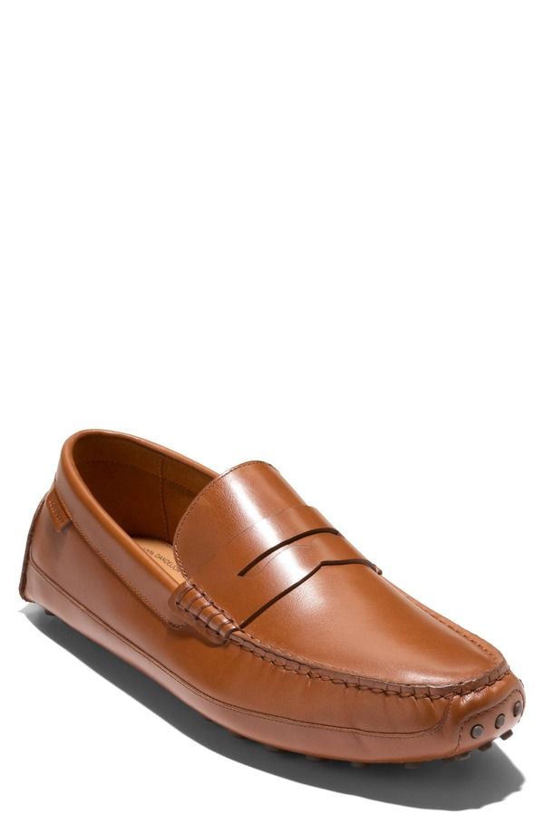 コールハーン メンズ シューズ スリッポン・ローファー Cole Haan Davies Grand Penny Driving Loafer Ch British Tan Ch Java タン