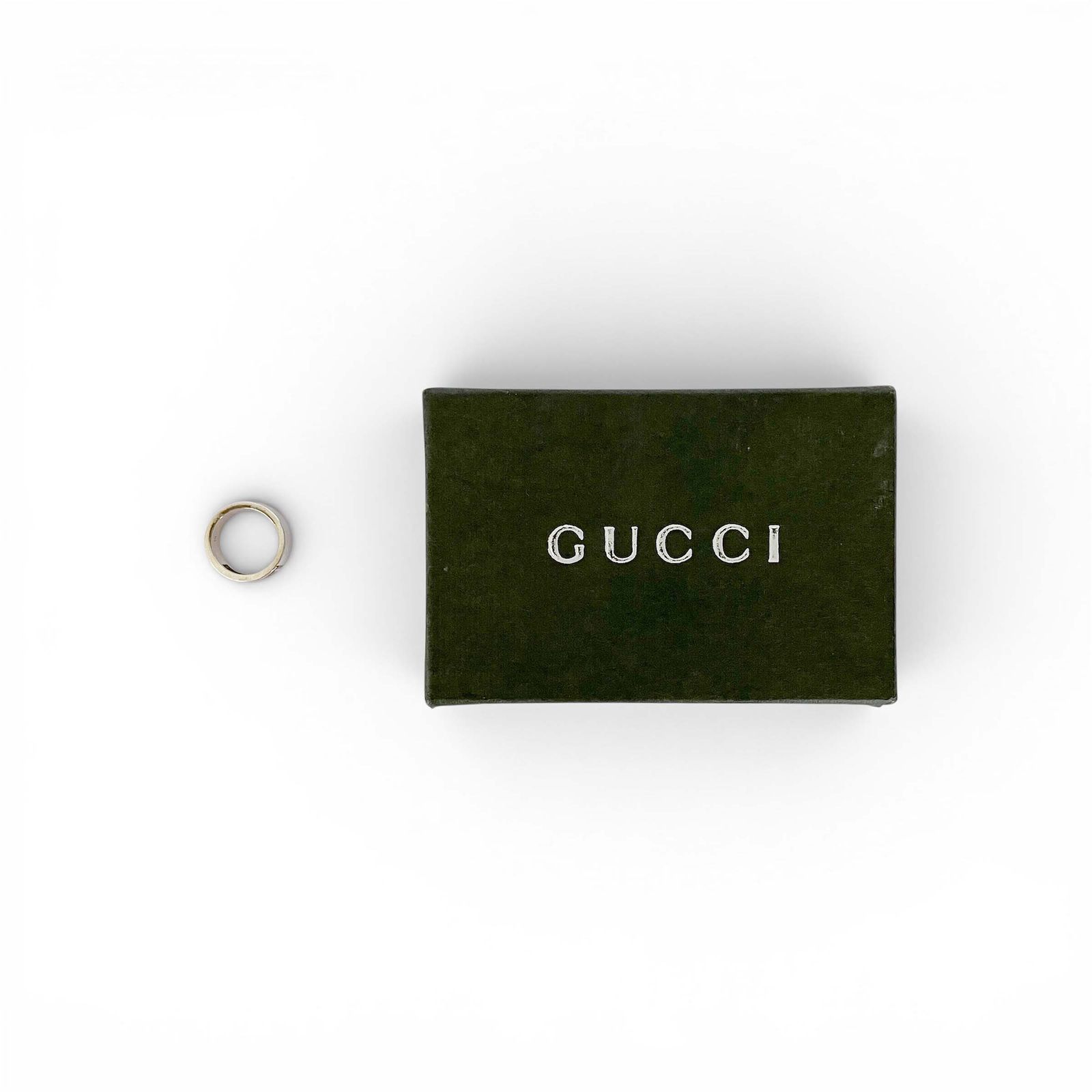 GUCCI グッチ ブランデッドG カットアウトG リング 指輪 #10 シルバー925 シルバー 箱付き
