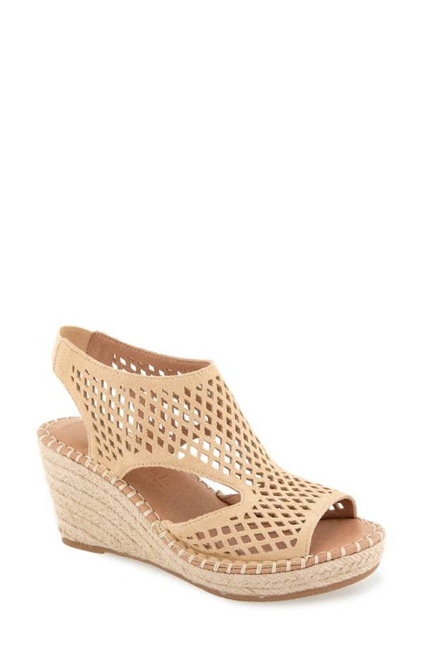ジェントルソウルズ レディース シューズ サンダル Gentle Souls Cody Espadrille Wedge Sandal Croissant Suede