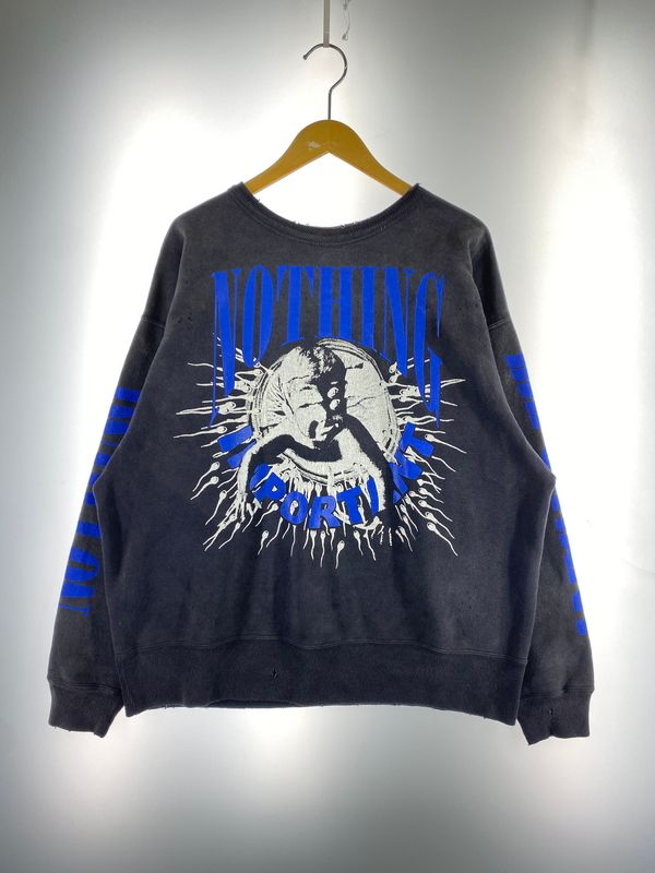 SAINT MICHAEL セントマイケル 24AW NOTHING IMP KK_CRW SWT SM-YS1-0000-C36 クルーネックスウェット トレーナー トップス 【140-260527-yn-22-min】