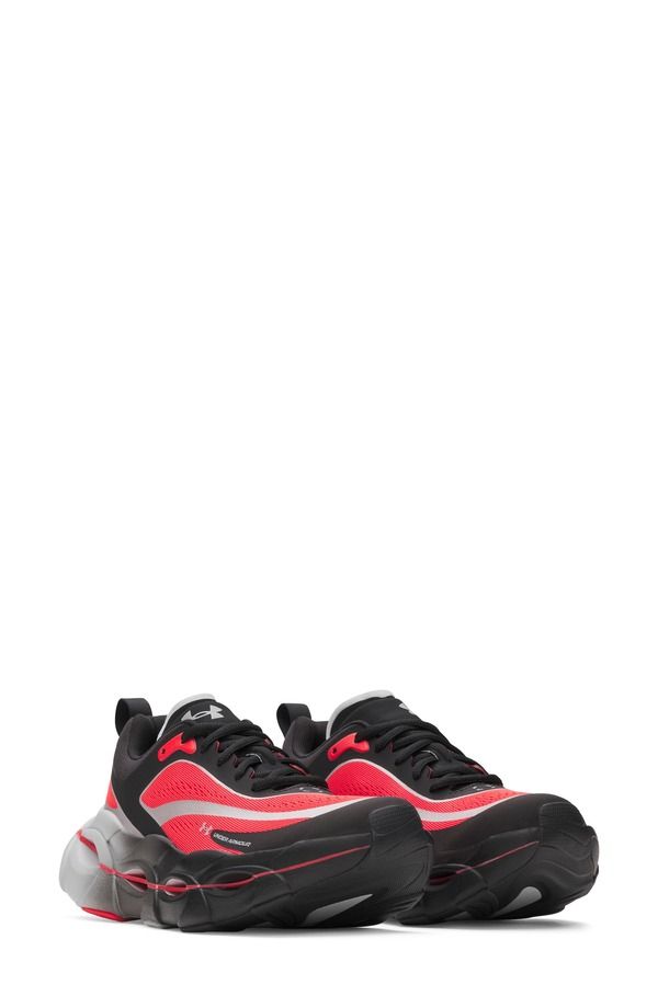 アンダーアーマー レディース シューズ スニーカー Under Armour UA Halo Racerunning Shoe Black Red ブラック