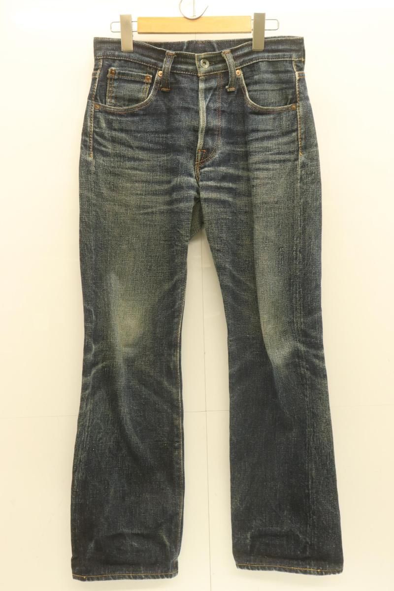 【中古】 SAMURAI JEANS メンズデニムパンツ W28×L36 S5000VX lot15 デニムパンツ SAMURAI JEANS W28×L36 インディゴブルー 藍 無地