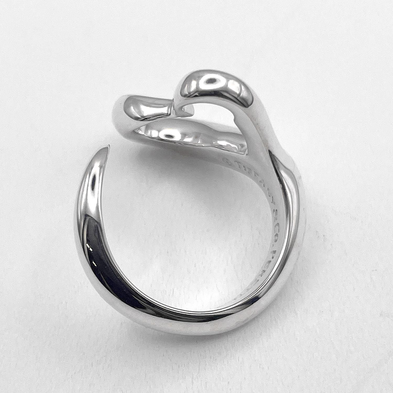 Tiffany&Co. ティファニー 11号 オープンハート リング 指輪 エルサ