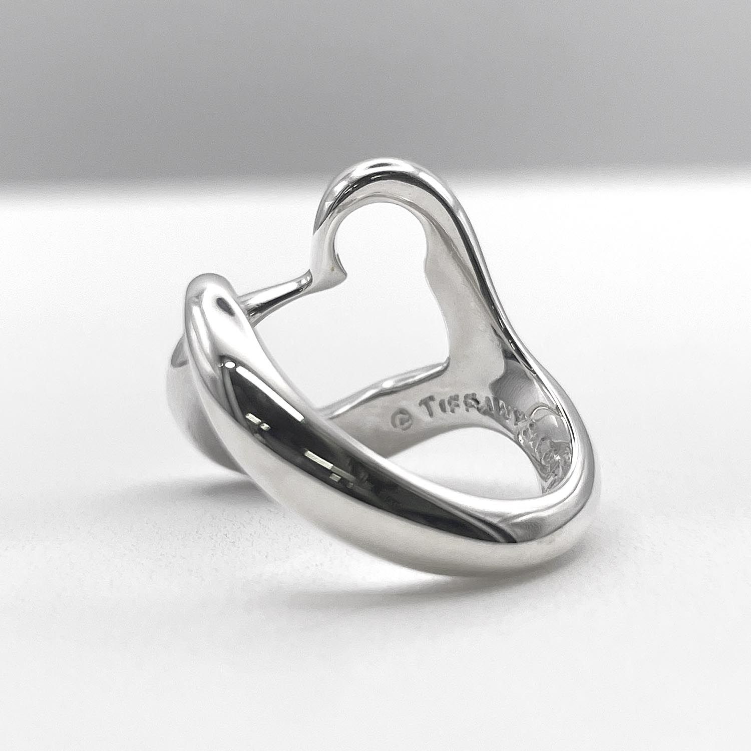 Tiffany&Co. ティファニー 11号 オープンハート リング 指輪 エルサ