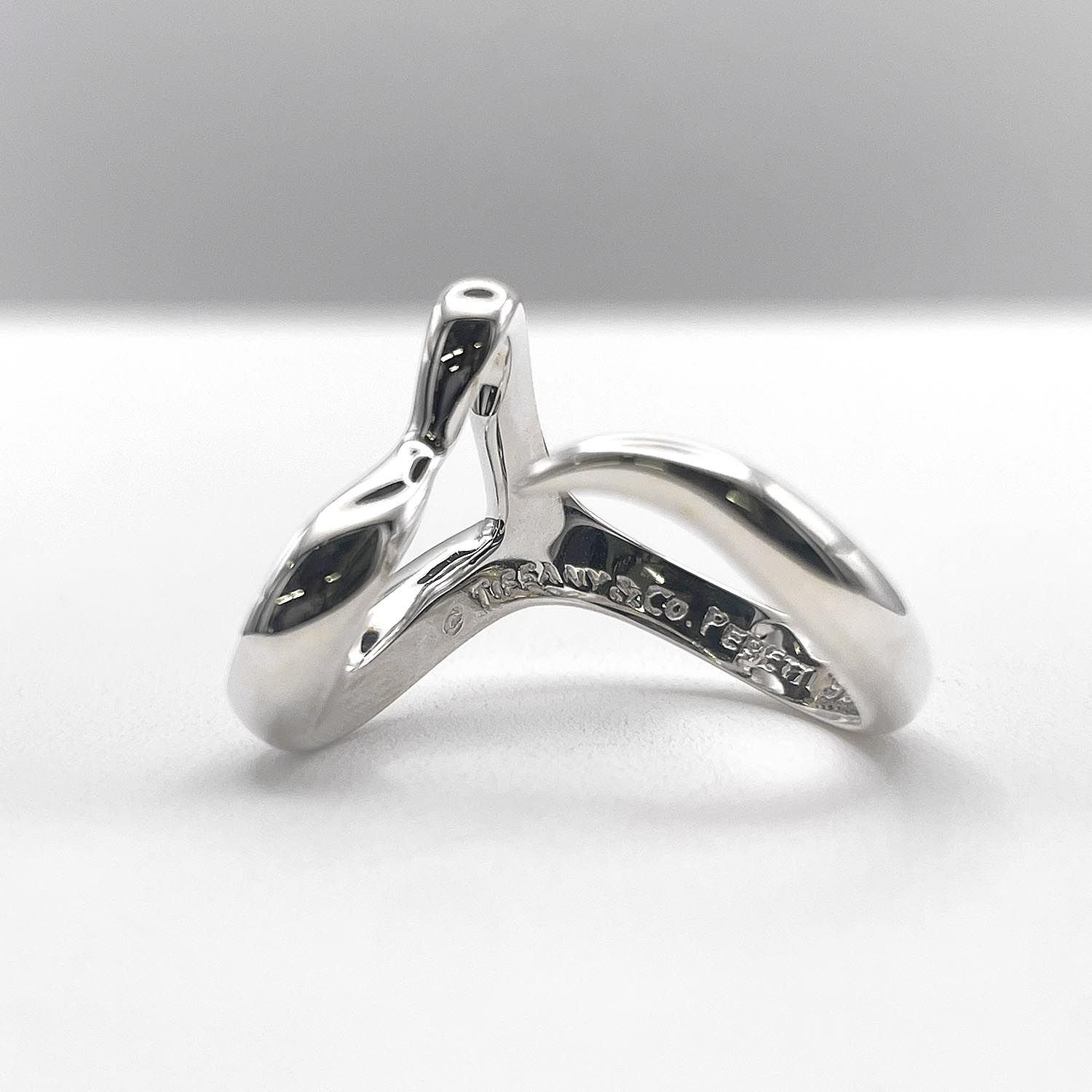 Tiffany&Co. ティファニー 11号 オープンハート リング 指輪 エルサ