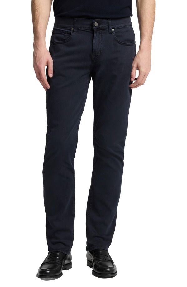 セブンフォーオールマンカインド メンズ ボトムス デニムパンツ ストレート Tシャツ ジーンズ 7 For All Mankind Comfort Sateen The Straight Leg Jeans Deep Navy ネイビー