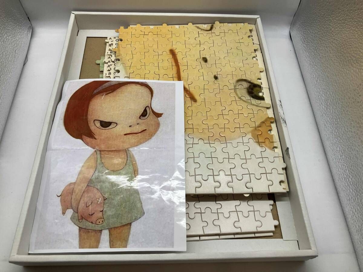 【超希少品】ロッタちゃん はじめてのおつかい デザイン 奈良 美智 ジグソーパズル 豚のバムセ 現状品