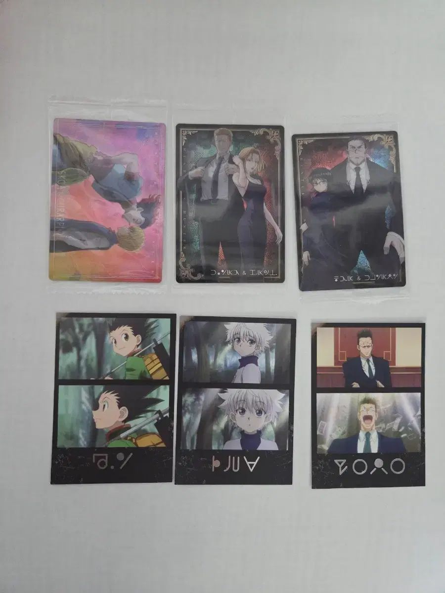 HUNTER×HUNTER ウエハースカード 紙類 グッズ 出品 6種 まとめ HUNTER×HUNTER グッズ