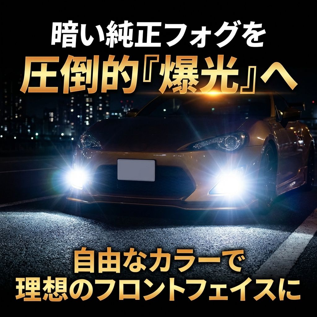 フォグランプユニット L1B 左右セット LED専用 純正互換 光軸調整 補修 交換 トヨタ系 thumbnail 2