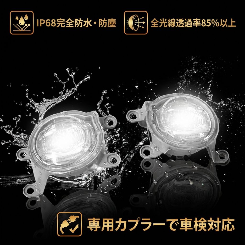 フォグランプユニット L1B 左右セット LED専用 純正互換 光軸調整 補修 交換 トヨタ系 thumbnail 4