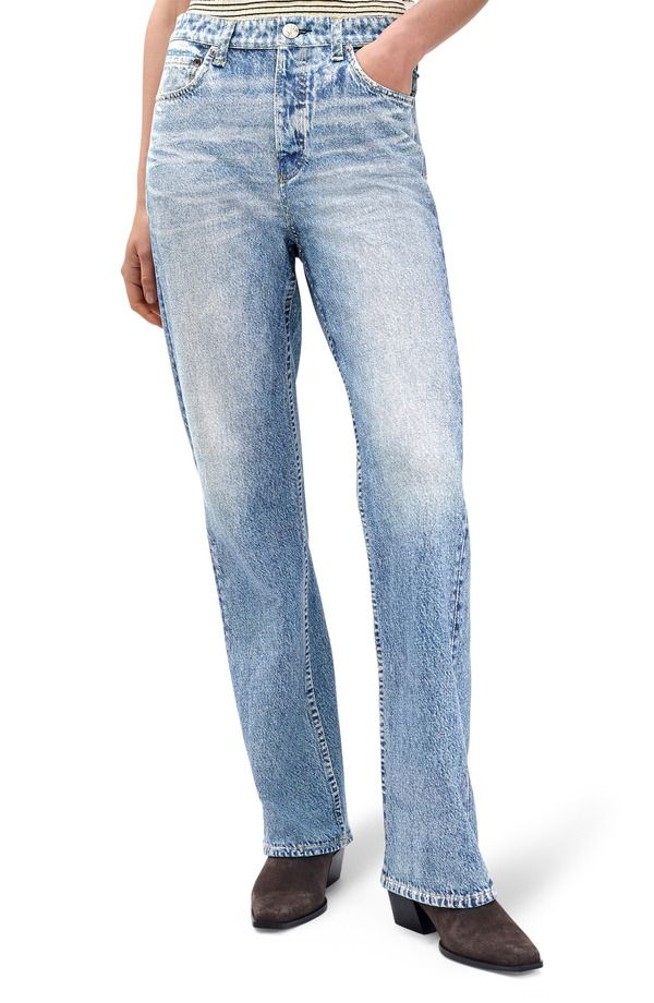 ラグアンドボーン レディース ボトムス デニムパンツ ワイドレッグ パイル コットン ジーンズ rag bone Miramar Shea Wide Leg Cotton Terry Sweatpant Jeans Tessa