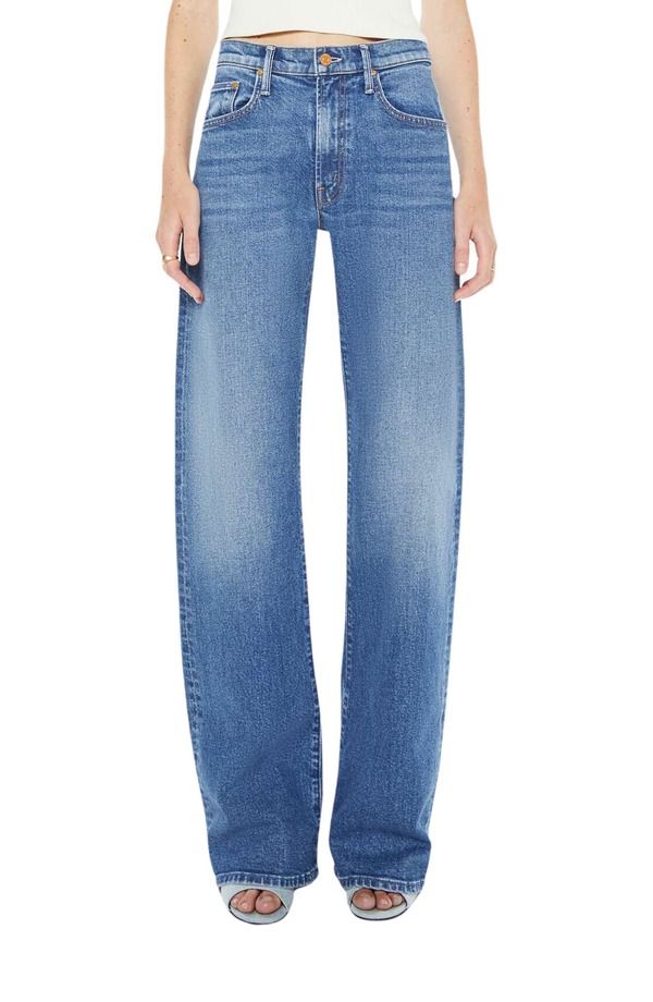 マザー レディース ボトムス デニムパンツ ワイドレッグ ハイウエスト ジーンズ ヒール MOTHER The Lasso Heel High Waist Wide Leg Jeans Knicknack Paddy Whack